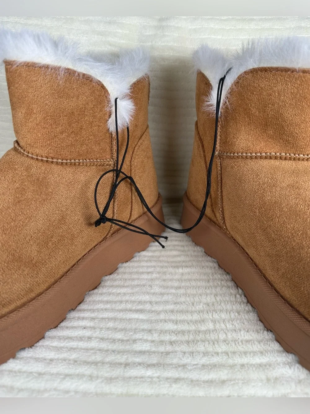Pop Girls Selara Cognac Winter Boots NWT Size 3